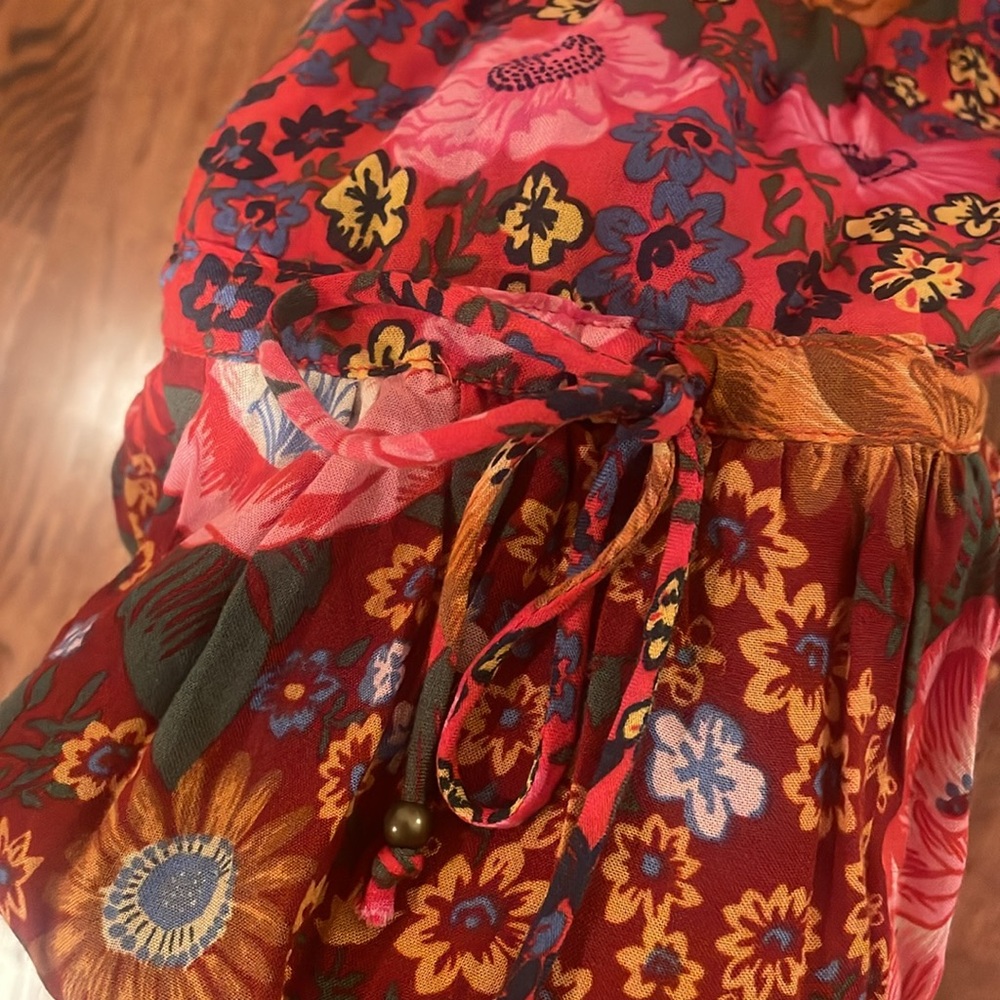 Desert Daisy print cami blouse and skirt - Picture 2 of 11